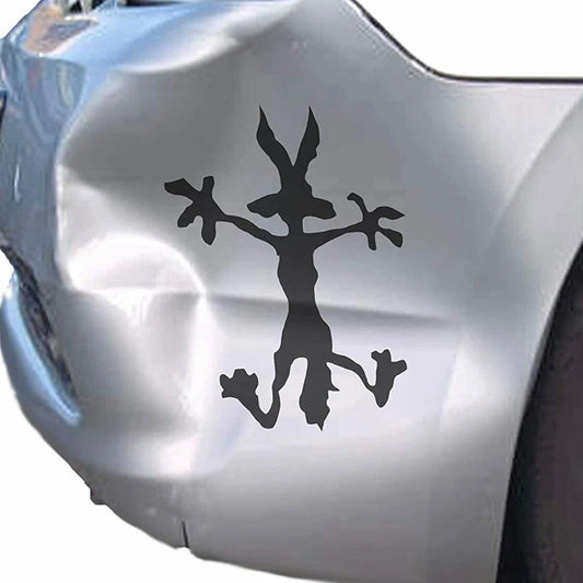 Cartoon Impact Car Decal