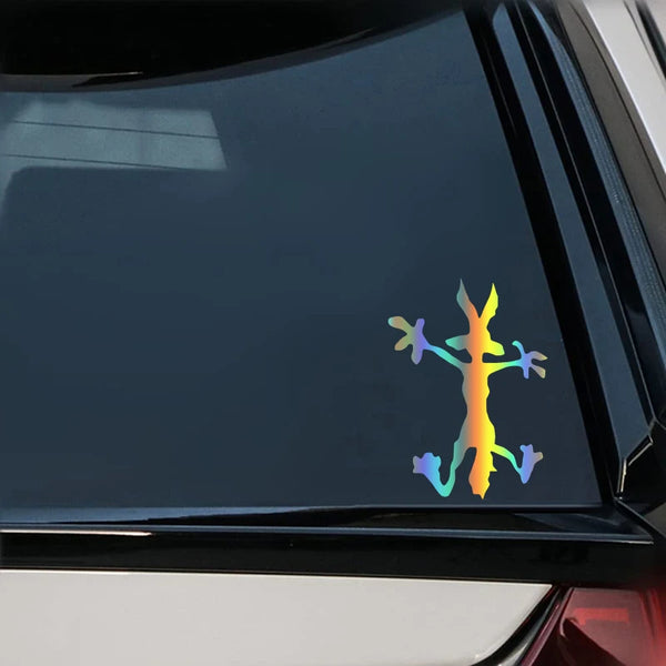 Cartoon Impact Car Decal